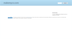 Desktop Screenshot of makemycv.com
