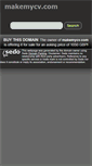 Mobile Screenshot of makemycv.com